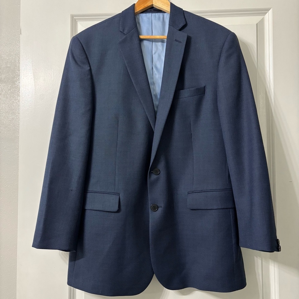 Charles Tyrwhitt Navy Wool Blazer size 42R *see description